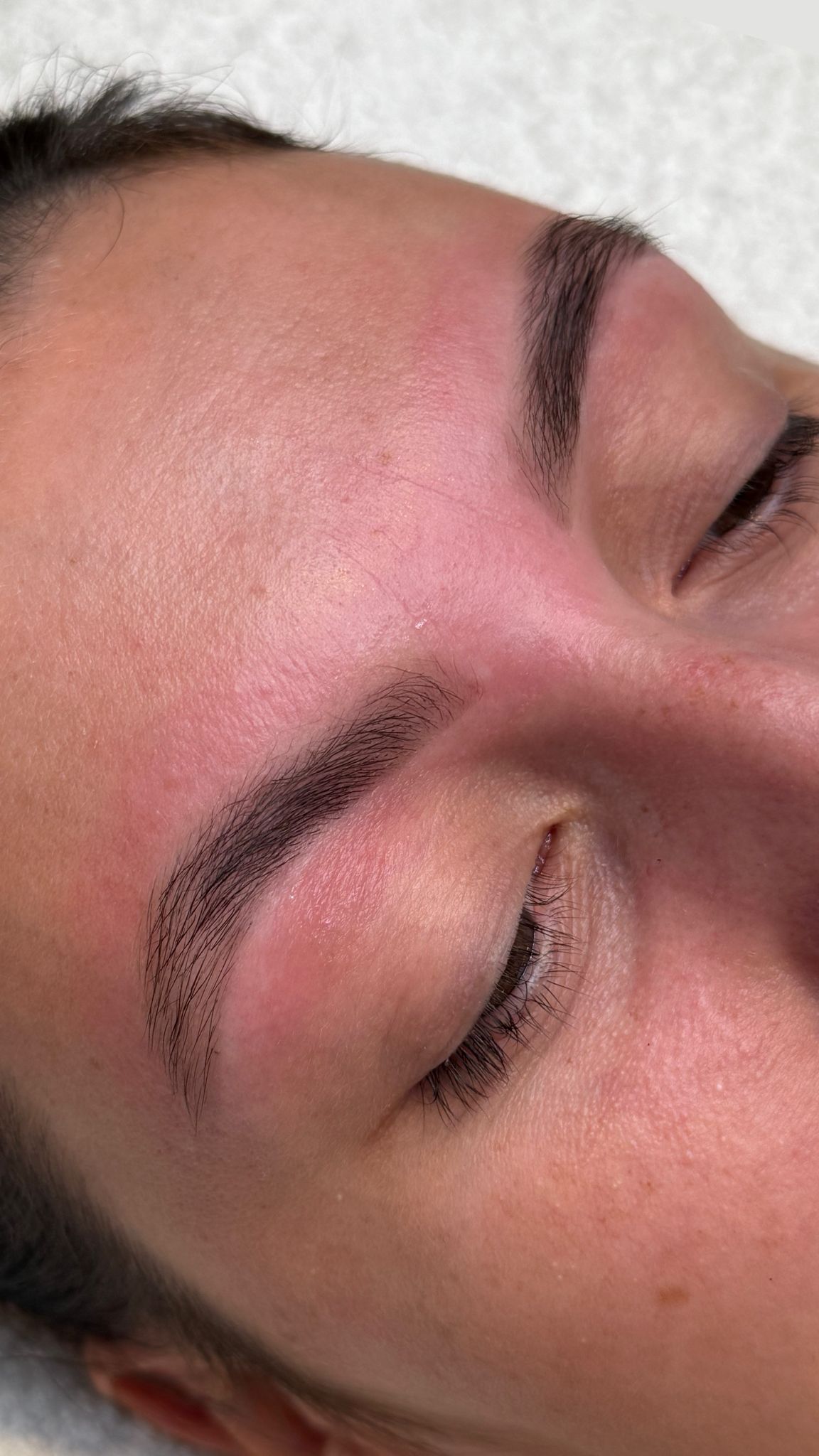 After brow lamination